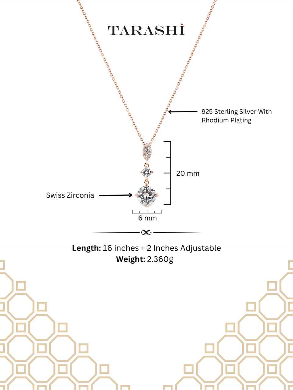 Rose Gold Star Pendant Necklace