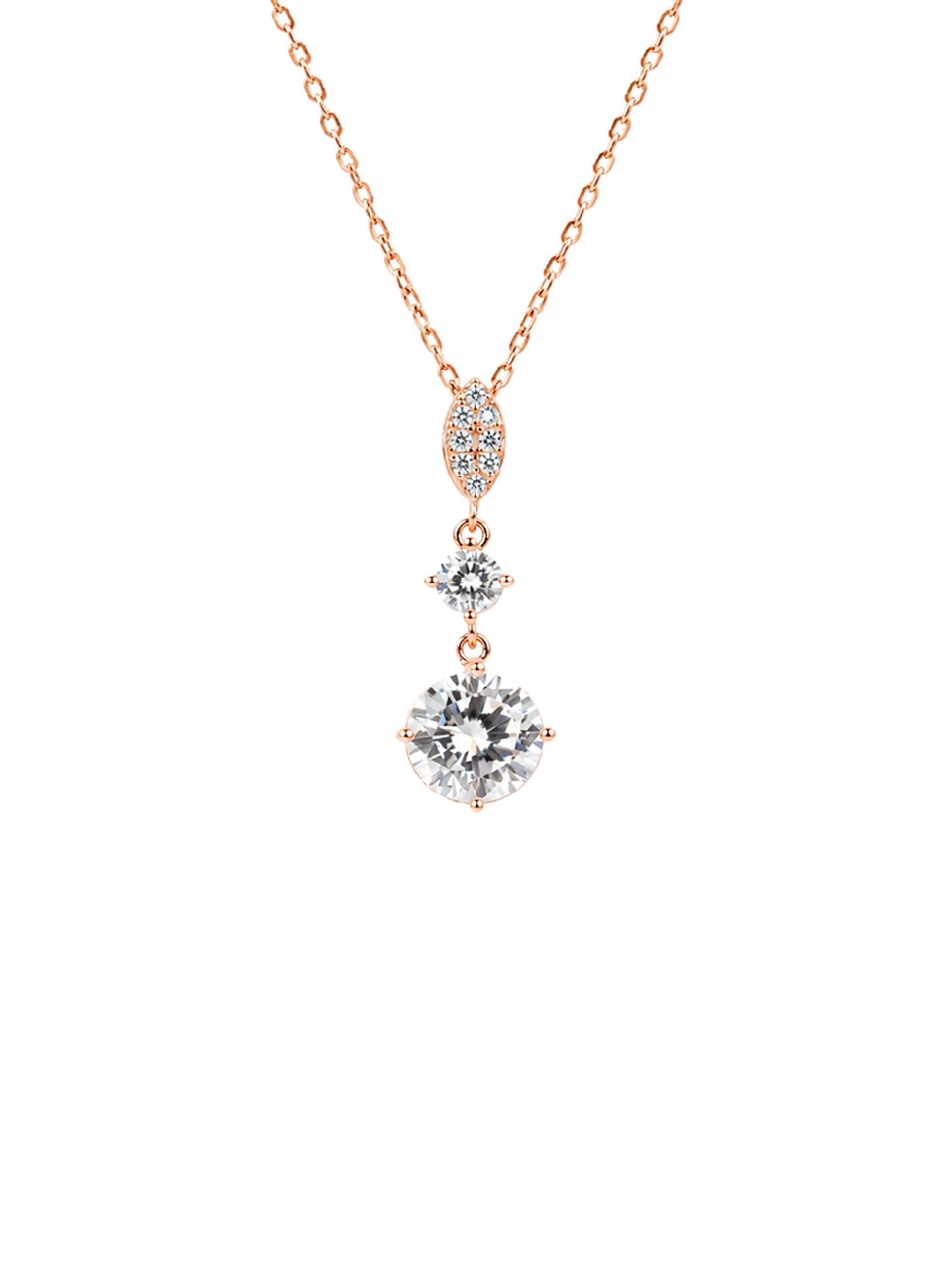 Rose Gold Star Pendant Necklace