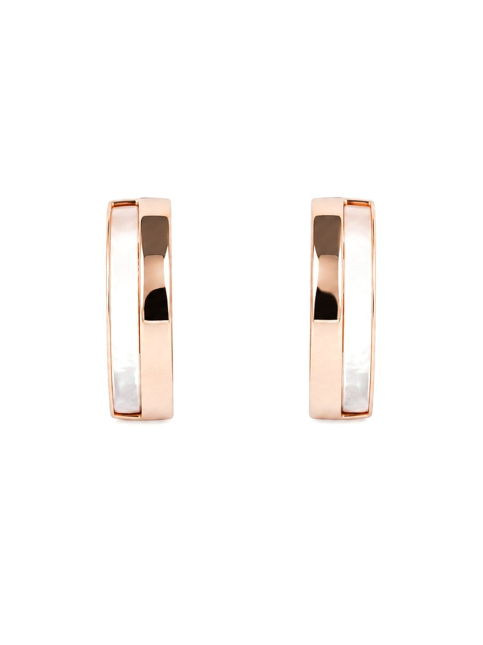 Rose Gold Double Hoop Earrings