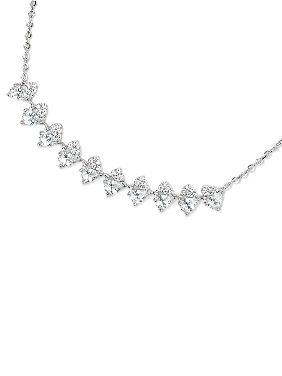 Silver Heart Charm Bracelet