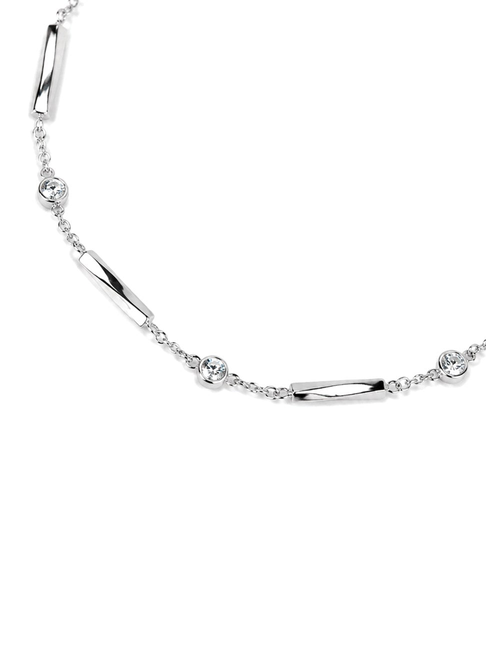 Silver Diamond Tennis Bracelet