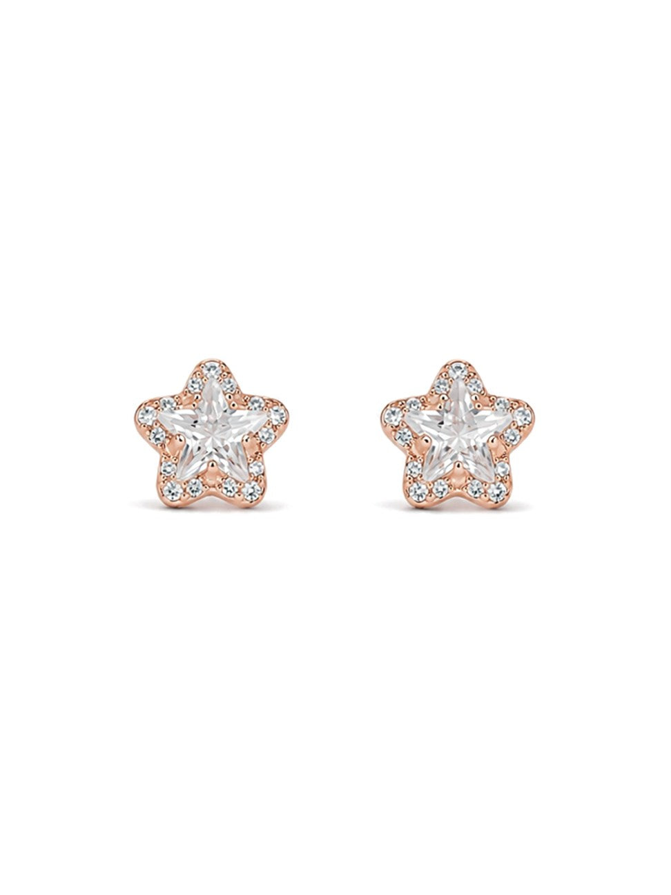 Rose Gold Star Stud Earrings