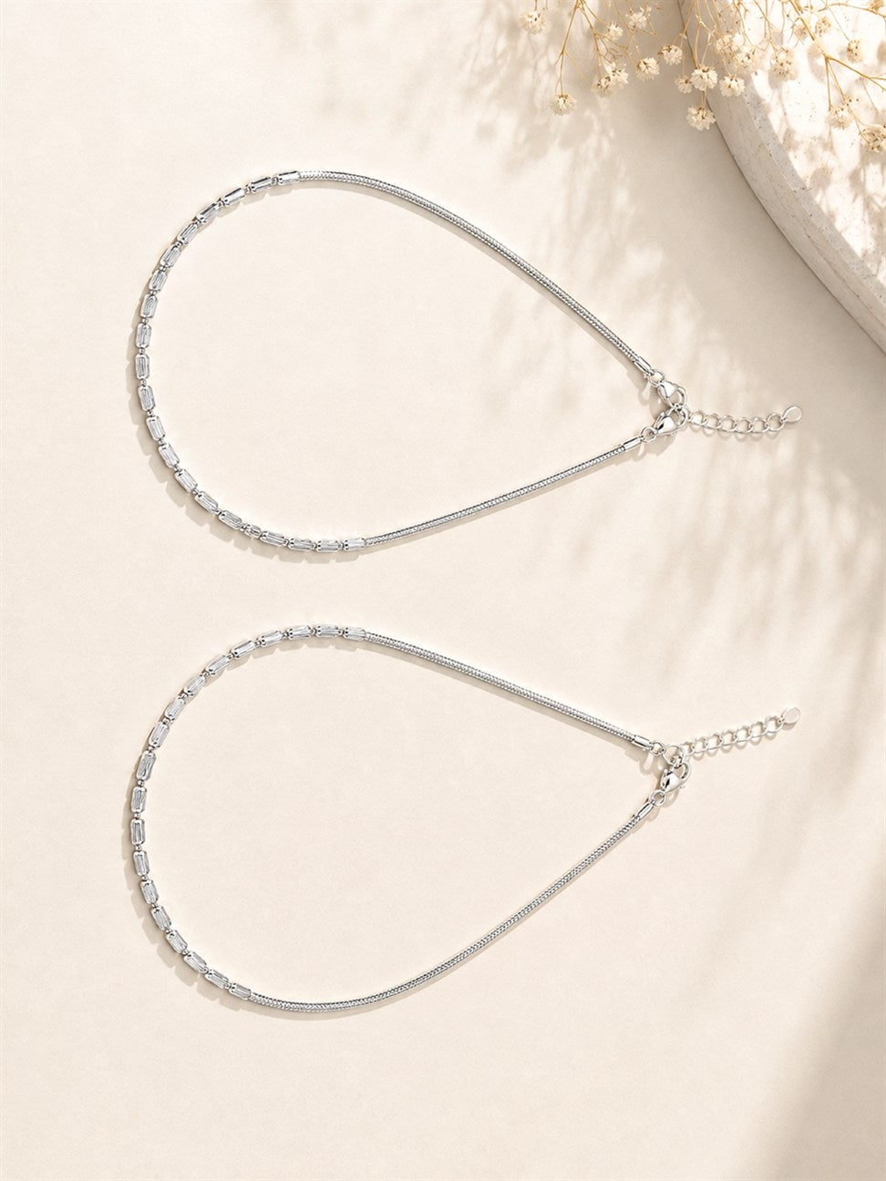Silver Chain Anklet