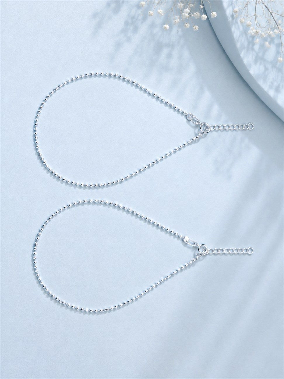 Sliver Charm Anklet