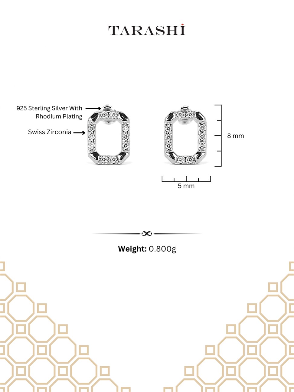 Silver Huggie Hoop Earrings