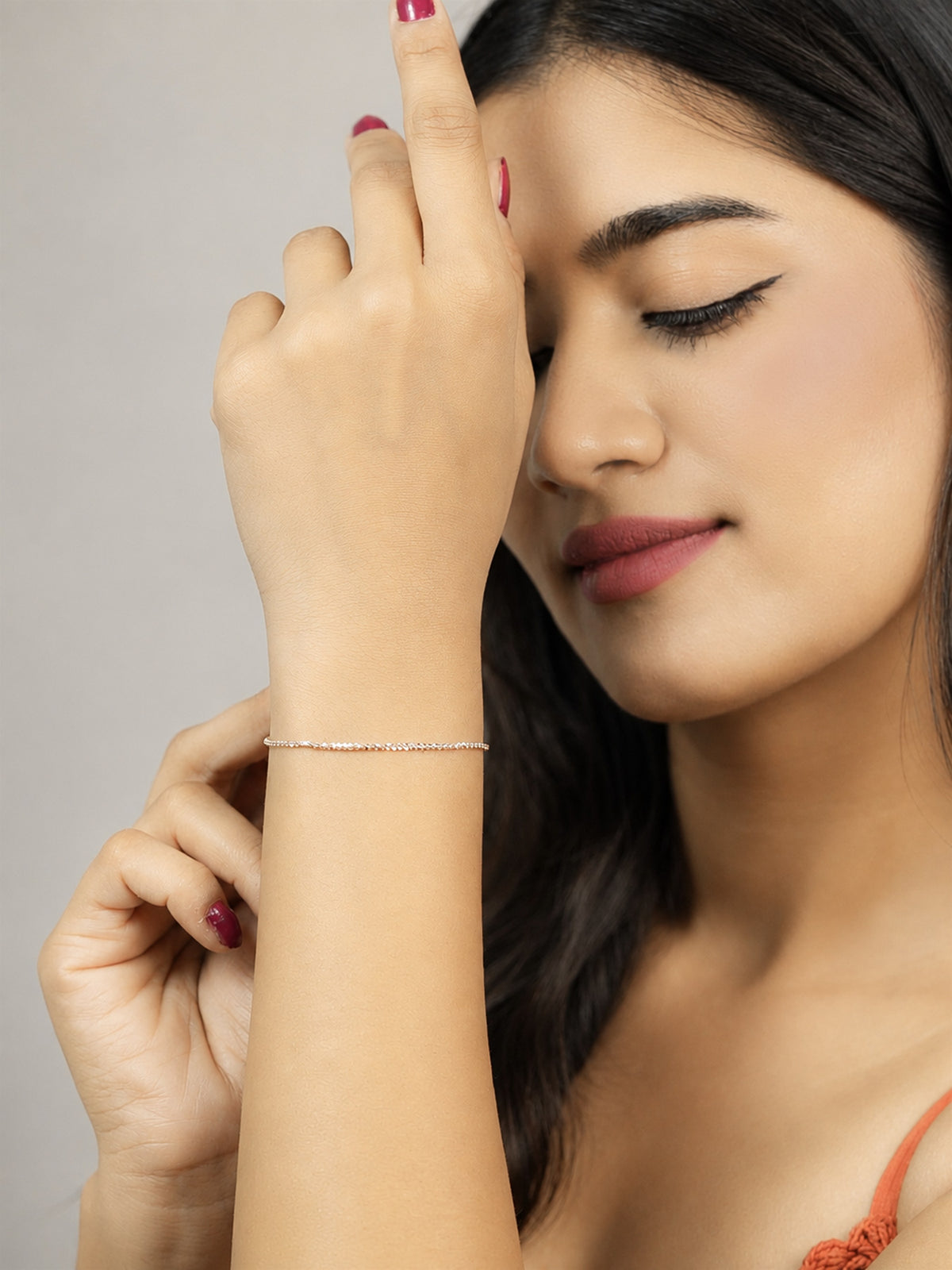 Rose Gold Tennis Bracelet