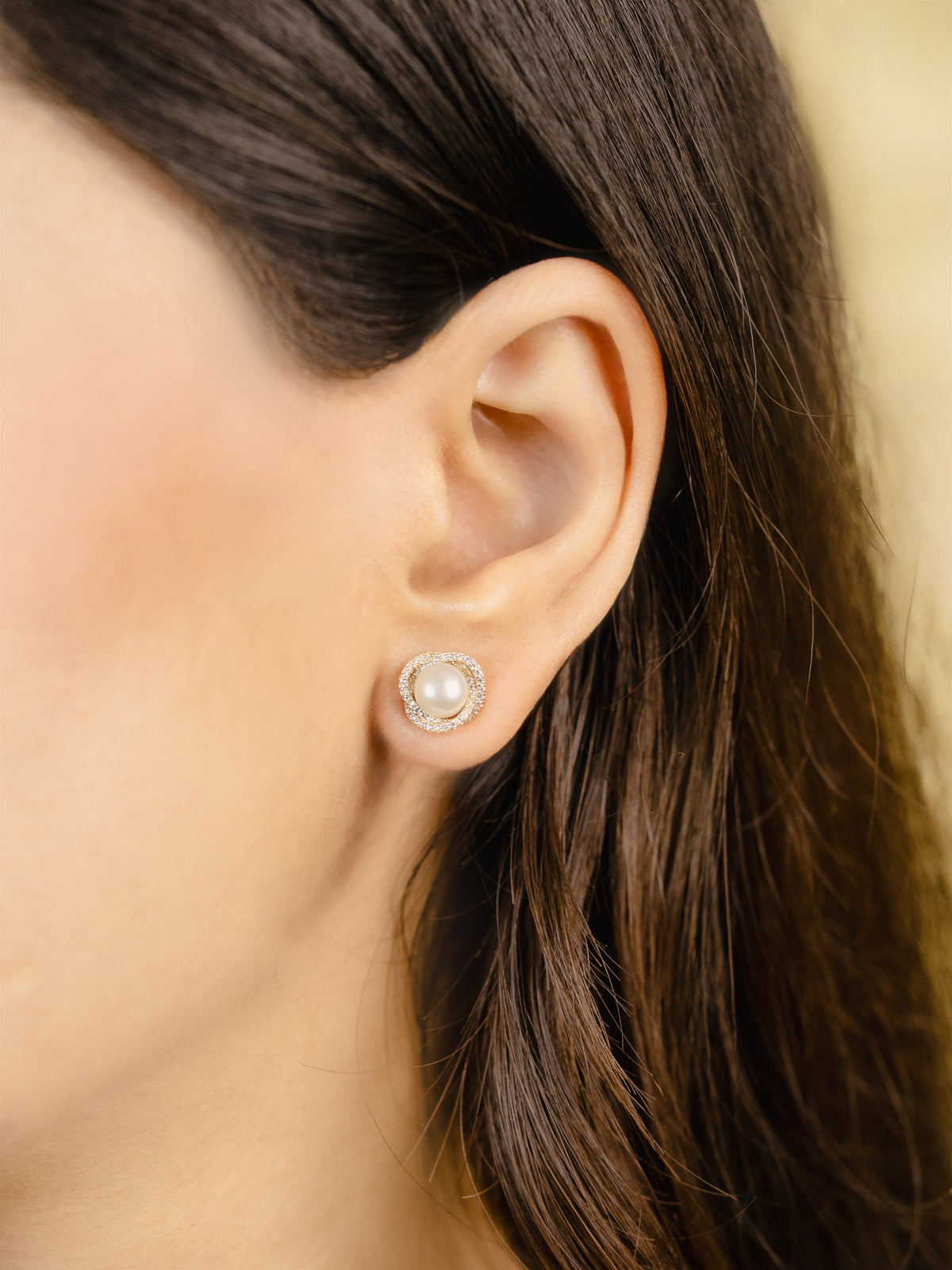 Rose Gold Dangle Drop Earrings