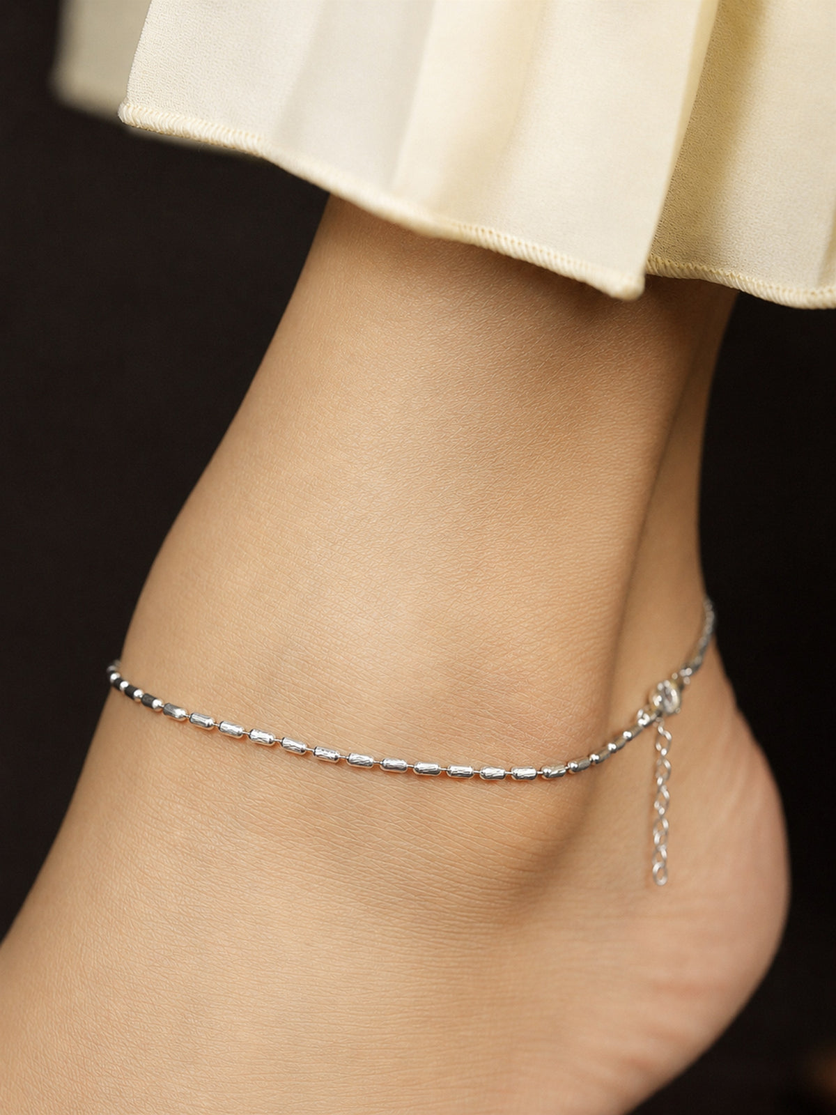 Silver Chain Anklet