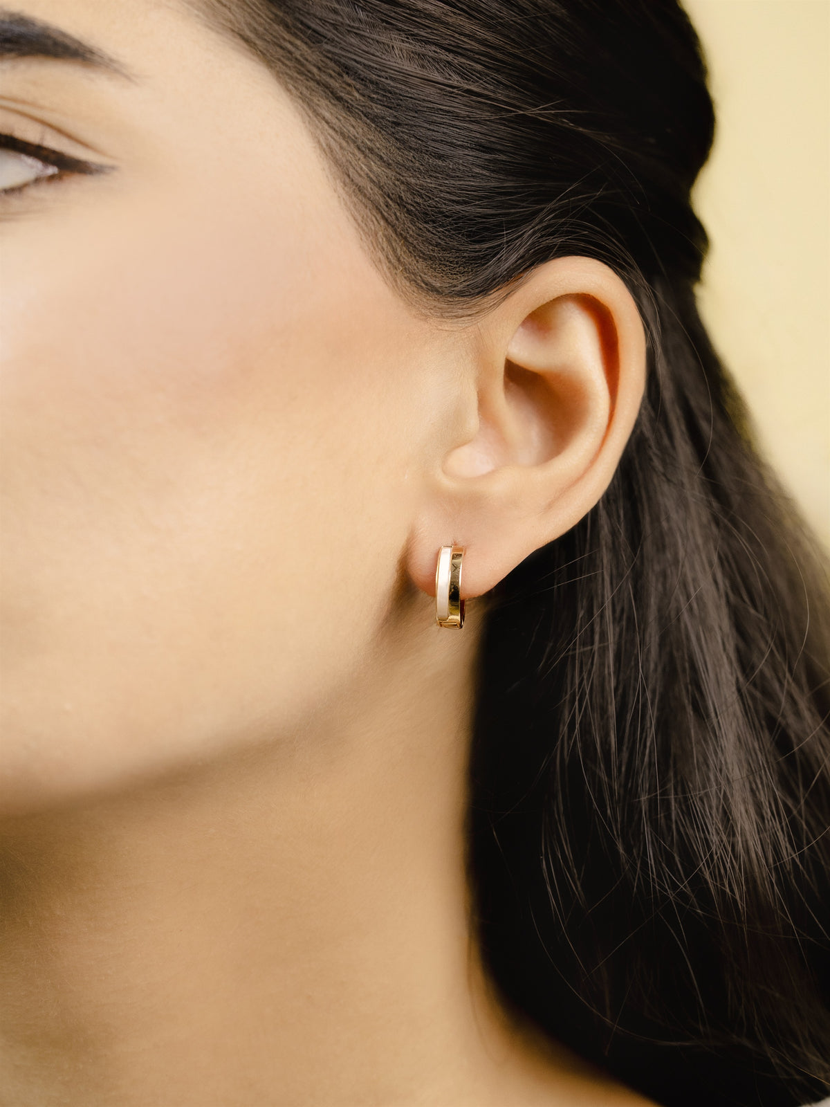 Rose Gold Double Hoop Earrings