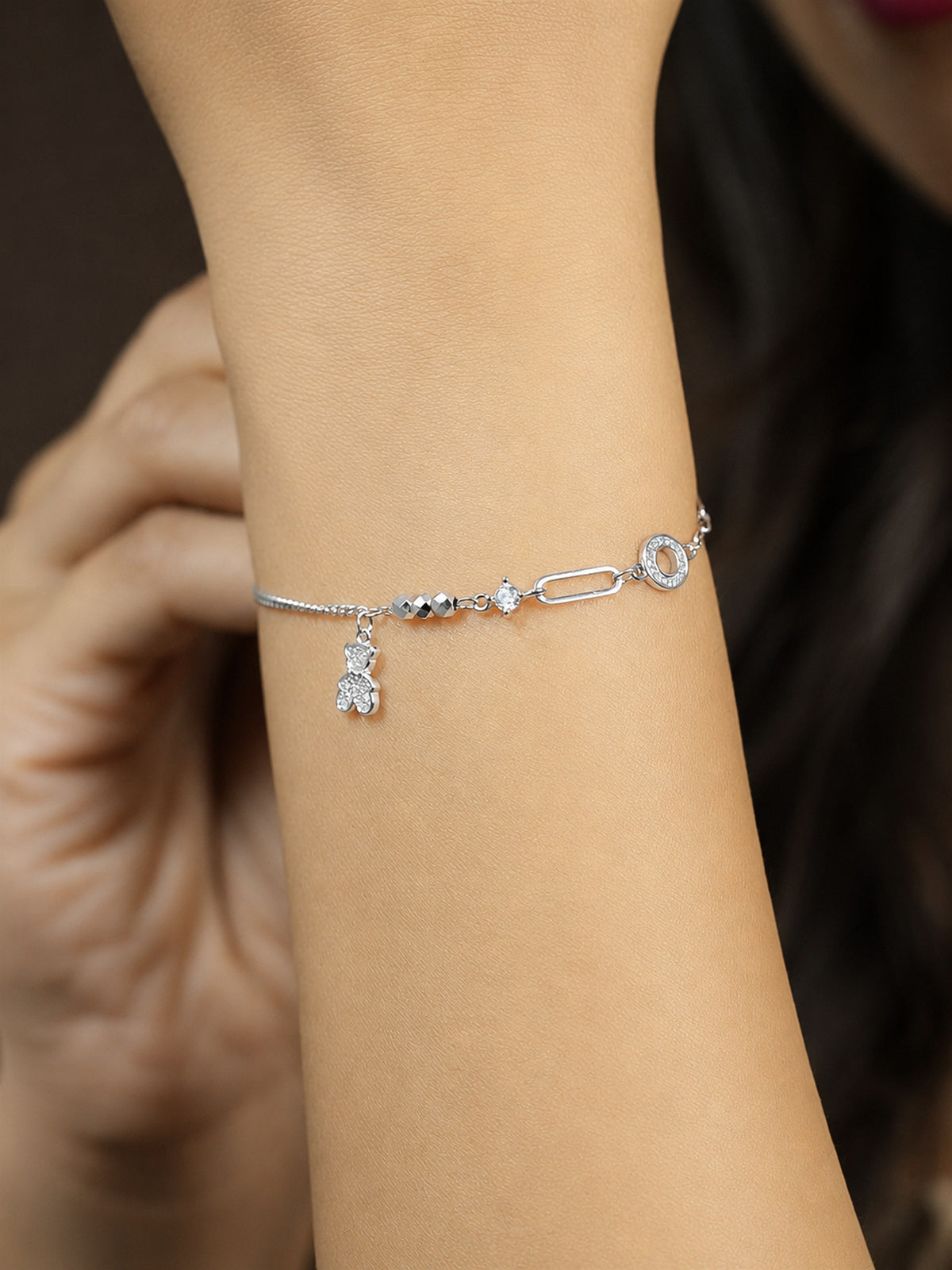 Silver Engraved Cuff Bracelet
