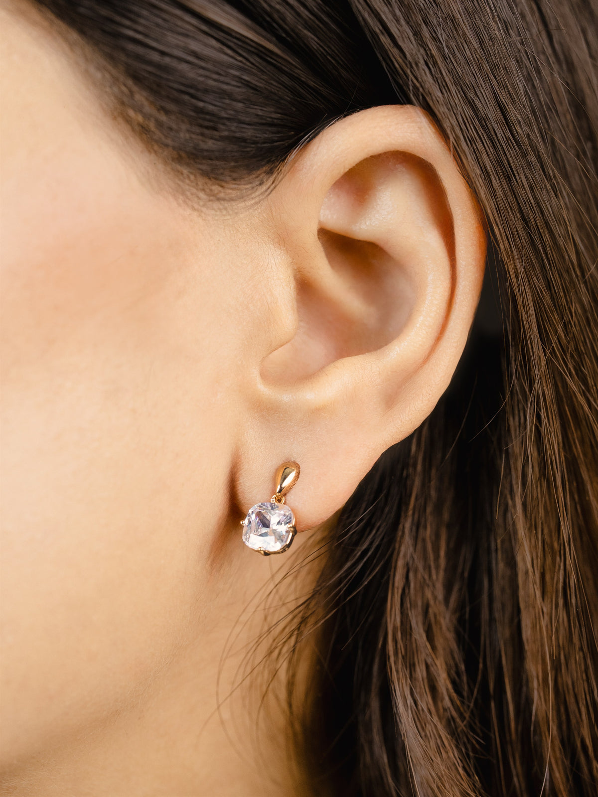 Rose Gold Chandelier Earrings
