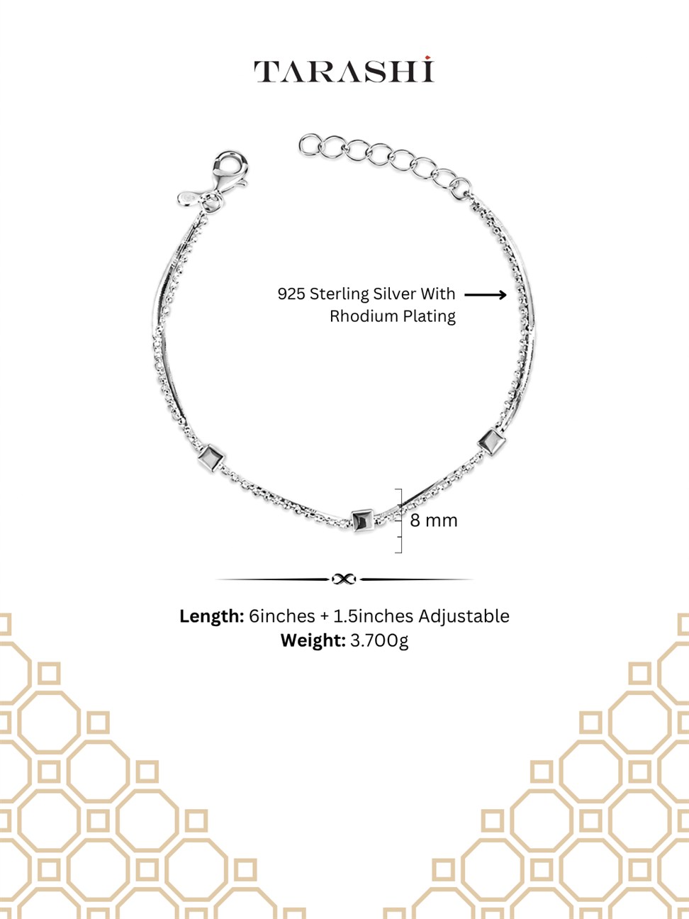 Silver Infinity Bracelet