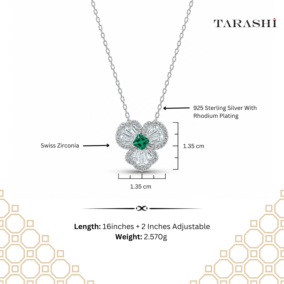 Clover Grace Silver Necklace