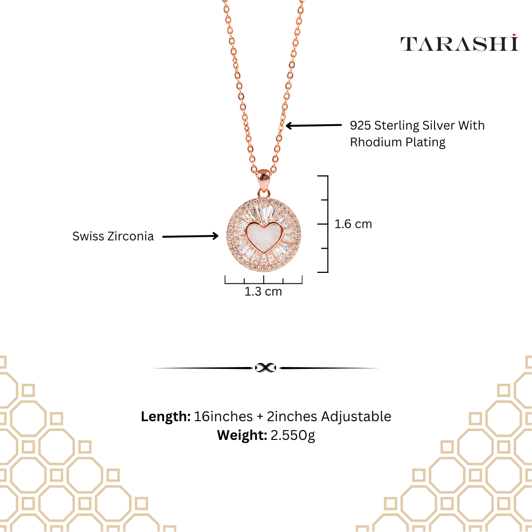 Crystal Teardrop Pendant Necklace