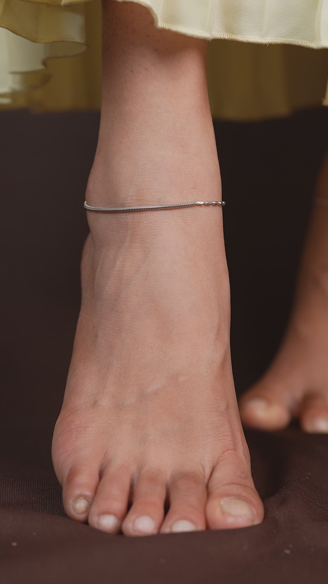 Silver Chain Anklet
